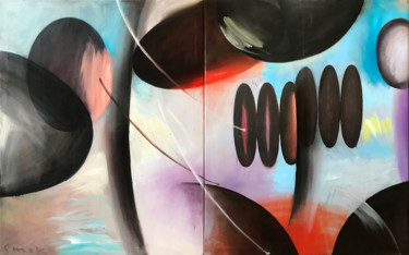 Swing at the Bitches Brew Peinture intitulée "Swing at the Bitche…" par Artur Wojtczuk, Œuvre d'art originale, Huile