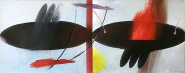 Peinture intitulée "SWING BURNING ( Bet…" par Artur Wojtczuk, Œuvre d'art originale, Huile