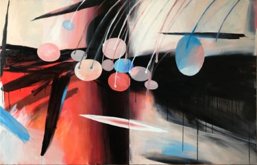 Malerei mit dem Titel "SWING WITH RAIN MEL…" von Artur Wojtczuk, Original-Kunstwerk, Öl