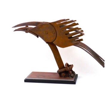 Скульптура под названием "Flight" - Artūras Tamašauskas, Подлинное произведение искусства, Металлы