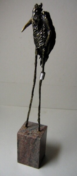 Skulptur mit dem Titel "winch" von Artūras Tamašauskas, Original-Kunstwerk, Giesserei