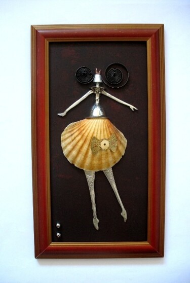 Collagen mit dem Titel "dancer" von Artūras Tamašauskas, Original-Kunstwerk, Andere