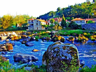 Fotografía titulada "Pontemaceira - Gali…" por Arturo Carrión, Obra de arte original