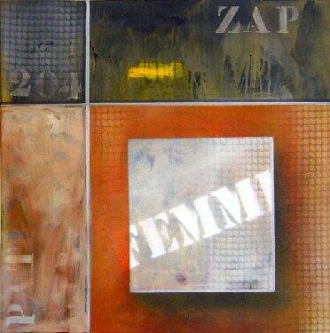 Pintura titulada "ZAP Femme" por Arturo Carrión, Obra de arte original, Oleo