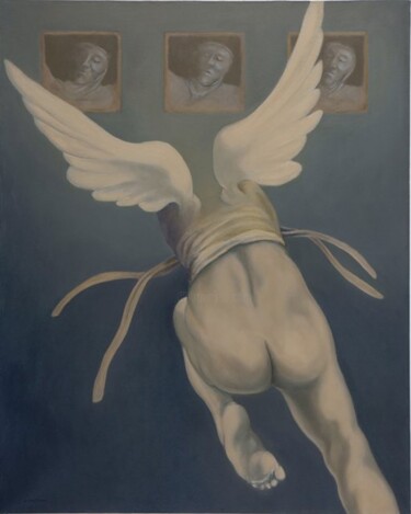 Pittura intitolato "Oltre" da Arturo Santillo, Opera d'arte originale