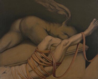 Painting titled "Anatomie rivelate" by Arturo Santillo, Original Artwork