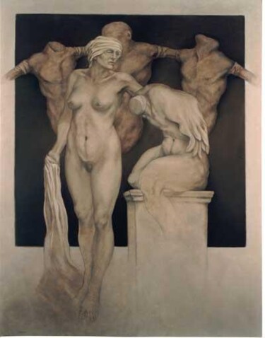 Pittura intitolato "Pietas  (Storie di…" da Arturo Santillo, Opera d'arte originale