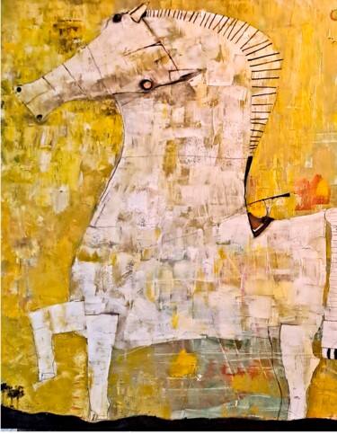 Pintura titulada "BIZARRO3" por Arturo Morin, Obra de arte original, Acrílico Montado en Bastidor de camilla de madera
