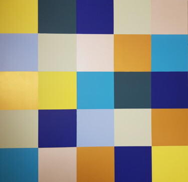 5 x 5 -007 Malerei mit dem Titel "5 x 5 -007" von Artus, Original-Kunstwerk, Acryl