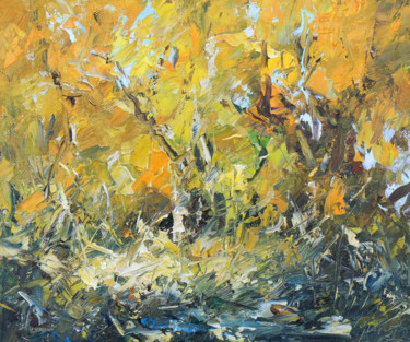 Pintura titulada "Осень." por Valeriy Ushkov, Obra de arte original, Oleo