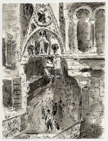 Pittura intitolato "venezia 4" da Artuso Matteo 1966, Opera d'arte originale