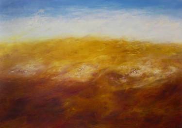 Картина под названием "Жёлтое море" - Vitaly Valge, Подлинное произведение искусства, Акрил