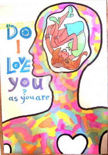 Цифровое искусство под названием "Do i love you ? as…" - Artjulia Klymenko, Подлинное произведение искусства