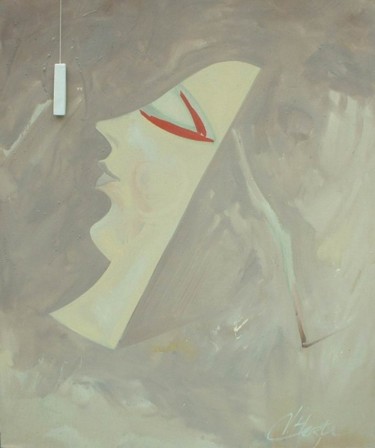 Painting titled "mask-2" by Herta, Original Artwork, Other