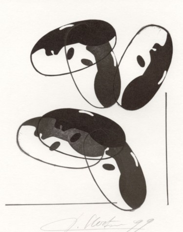 Drawing titled "Composition of beans" by Herta, Original Artwork, Other