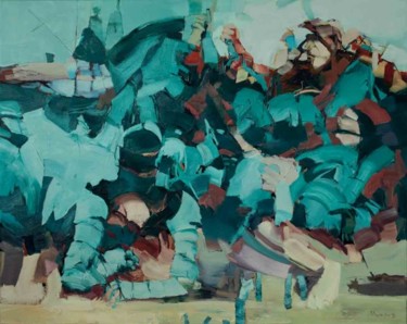 Картина под названием "«Рыцарь»" - Василий Васильевич Морозов, Подлинное произведение искусства, Другой