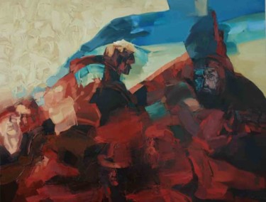 Картина под названием "«Несение креста»" - Василий Васильевич Морозов, Подлинное произведение искусства