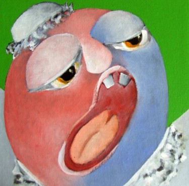 Schilderij getiteld "Avat'art F" door Artvrai, Origineel Kunstwerk, Olie