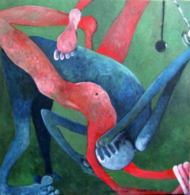 Peinture intitulée "Vyâpti LXXXI Kama f…" par Artvrai, Œuvre d'art originale, Huile