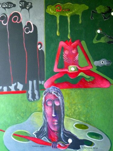 Peinture intitulée "vyapti ccxxvi inspi…" par Artvrai, Œuvre d'art originale, Autre