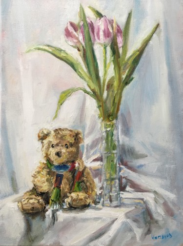 Original Oil Painting On Canvas Spring Gift Картина под названием "Original Oil Painti…" - Vsevolod Chistiakov, Подлинное произведение искусства, Масло