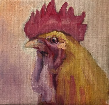 Miniature Oil Painting Small Art Design Peinture intitulée "Miniature Oil Paint…" par Vsevolod Chistiakov, Œuvre d'art originale, Huile