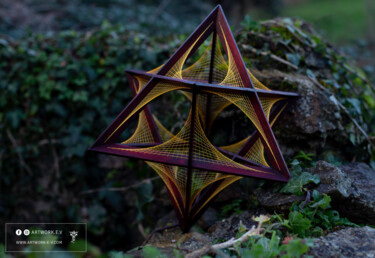 雕塑 标题为“Star octangle | 72…” 由Kevin Fernandez (Artwork.e.v), 原创艺术品, 木