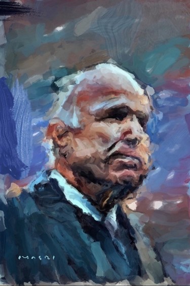 Painting titled "John McCain" by Masri, Original Artwork, Other