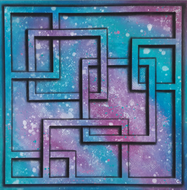 Painting titled "LABYRINTH" by Artylique, Original Artwork, Acrylic