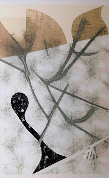 Peinture intitulée "Climb" par Artynkom, Œuvre d'art originale, Impression numérique