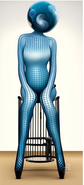 Arts numériques intitulée "The seat" par Artynkom, Œuvre d'art originale, Impression numérique