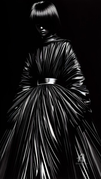 Arts numériques intitulée "Le noir by Delac" par Artynkom, Œuvre d'art originale, Impression numérique