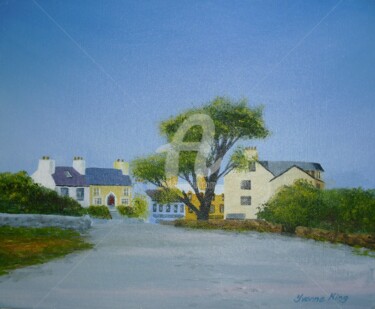 Painting titled "'Roundstone and the…" by Yvonne King, Original Artwork