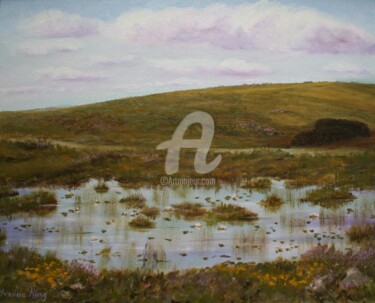 Painting titled "Oil Painting, 'Loug…" by Yvonne King, Original Artwork