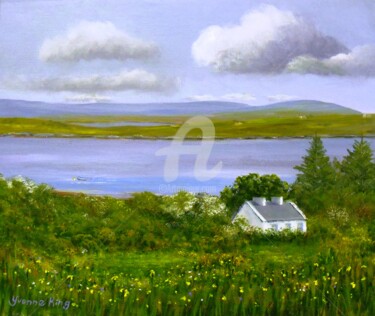 Painting titled "'Paddy Uncle's Hous…" by Yvonne King, Original Artwork