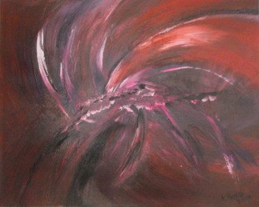 Peinture intitulée "L'oiseau libre" par A. Ruiz, Œuvre d'art originale, Acrylique