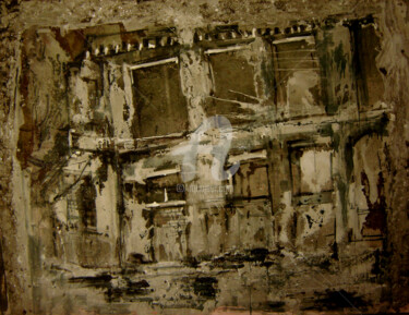 Malerei mit dem Titel "“Hotel”" von Aylen Russinyol, Original-Kunstwerk, Öl