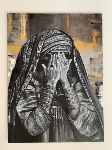 Pittura intitolato "Бедуин(ка)" da Asia Albakova (Aes Triplex), Opera d'arte originale, Olio