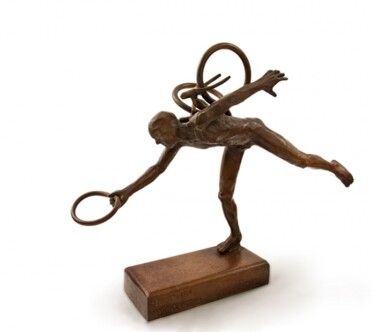 Sculpture intitulée "Le joueur by Asaf L…" par Asaf Lifshitz, Œuvre d'art originale