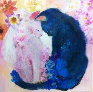 Painting titled "Happily ever after" by Asari Fukushima, Original Artwork