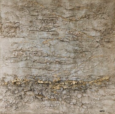 Peinture intitulée "La faille" par Ascha, Œuvre d'art originale, Acrylique Monté sur Châssis en bois