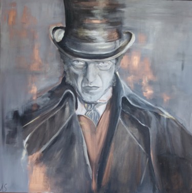 Painting titled "L‘empereur de Paris" by Anne-Sophie Schneiter, Original Artwork, Acrylic