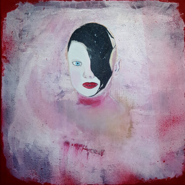 Painting titled "Doll" by Aseptic Void, Original Artwork, Acrylic