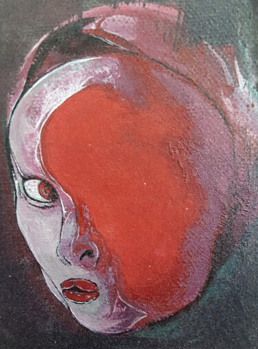 Peinture intitulée "A detail of my pain…" par Aseptic Void, Œuvre d'art originale, Acrylique