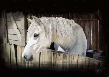 Digital Arts titled "Sleepy Horse" by Andre O. Smith "Dre", Original Artwork
