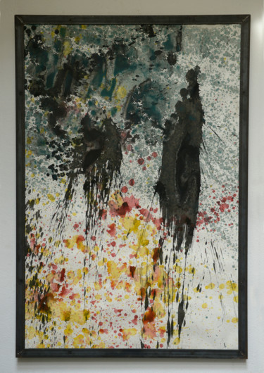 Painting titled "lumiere-du-noir-110…" by Asgeir Andersen, Original Artwork, Acrylic
