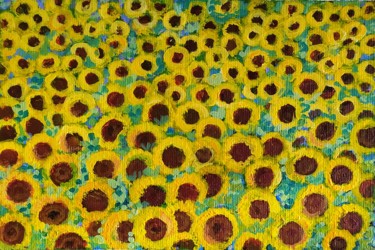sunflowers contemporary art "sunflowers contempo…" başlıklı Tablo Art By Aashaa tarafından, Orijinal sanat, Akrilik