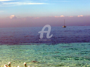 Photographie intitulée "La mer aux Glénan.j…" par Ashankta, Œuvre d'art originale