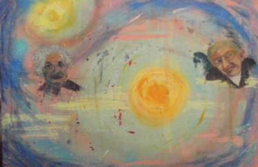 Malerei mit dem Titel "Science" von Asher, Original-Kunstwerk, Acryl