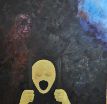 Pintura titulada "I just came to talk…" por Asher, Obra de arte original, Oleo